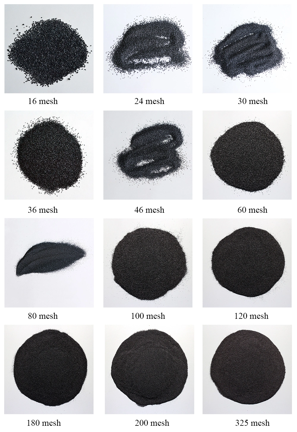 Black Fused Alumina Oxide Abrasives Wheel Coated Abrasives Raw Material