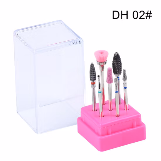 Kit de brocas de beleza para unhas de cerâmica carboneto, produtos de manicure por atacado